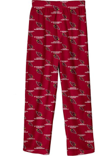 Arizona Cardinals Youth Red All Over Logo Sleep Pants