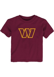 Washington Commanders Toddler Maroon Primary Logo Short Sleeve T-Shirt