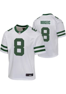 Aaron Rodgers New York Jets Youth White Nike Replica Football Jersey