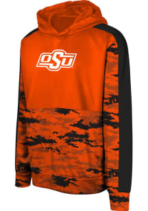 Oklahoma State Cowboys Youth Orange Pro Drill Long Sleeve Hoodie