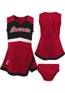 Cincinnati Bearcats Baby Red Captain Sets Cheer Dress