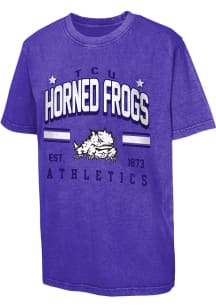 TCU Horned Frogs Youth Purple Sure Shot Vintage Short Sleeve T-Shirt