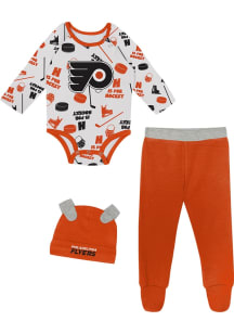 Philadelphia Flyers Infant Orange Little Champ Set Top and Bottom