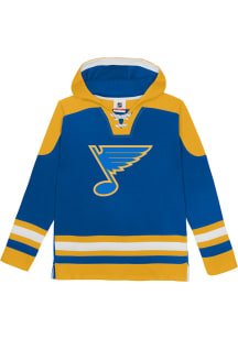 St Louis Blues Boys Blue Ageless 3rd Long Sleeve Hooded Sweatshirt
