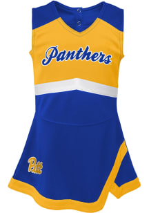 Pitt Panthers Girls Blue Cheer Captain Cheer Dress Set