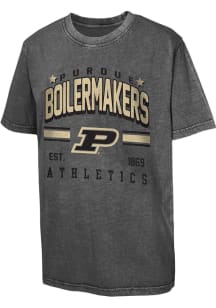 Purdue Boilermakers Youth Black Sure Shot Vintage Short Sleeve T-Shirt