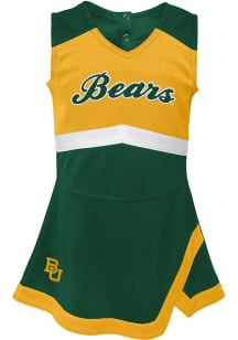 Baylor Bears Girls Green Cheer Captain Set Cheer Dress