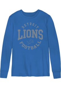 Detroit Lions Boys Blue Around The Block Long Sleeve T-Shirt