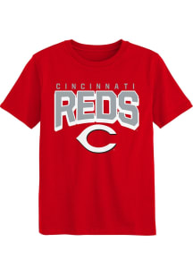 Cincinnati Reds Boys Red On The Block Short Sleeve T-Shirt