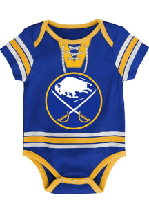 Buffalo Sabres Baby Blue Hockey Pro Short Sleeve One Piece
