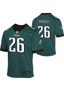 Saquon Barkley Philadelphia Eagles Youth Teal Nike Home Replica Football Jersey