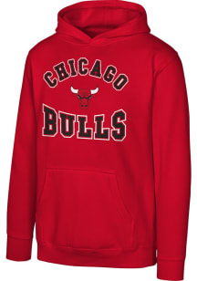 Chicago Bulls Youth Red Home Town Long Sleeve Hoodie