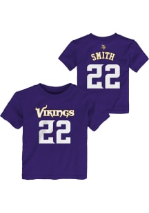 Harrison Smith Minnesota Vikings Toddler Purple NN Short Sleeve Player T Shirt