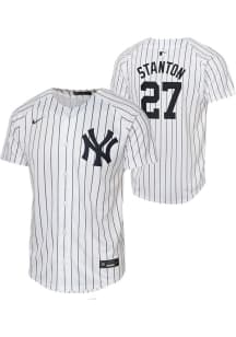 Giancarlo Stanton  Nike New York Yankees Youth White Home Limited Jersey