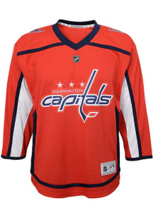 Washington Capitals Youth Red Blank Home Replica Hockey Jersey