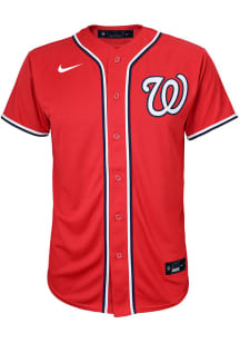 Nike Washington Nationals Youth Red Alt Replica Jersey