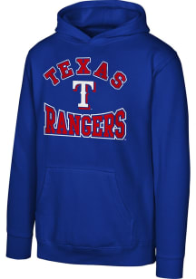 Texas Rangers Youth Blue Home Town Long Sleeve Hoodie