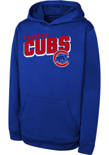 Chicago Cubs Youth Blue Cyber Punk Long Sleeve Hoodie