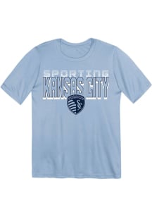 Sporting Kansas City Toddler Light Blue Fade To Black Performance T-Shirt