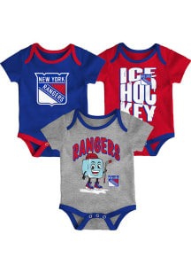 New York Rangers Baby Blue Triple Header One Piece
