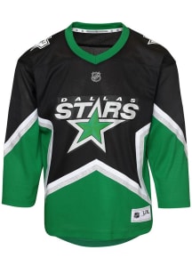 Dallas Stars Youth Black Third Replica Blank Hockey Jersey