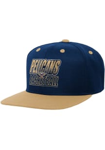 New Orleans Pelicans Navy Blue 2025 Black Friday Deadstock Youth Snapback Hat