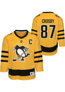 Sidney Crosby  Pittsburgh Penguins Toddler Black Third Replica Jersey Hockey Jersey