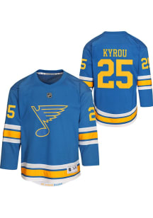 Jordan Kyrou  St Louis Blues Youth Blue Home Replica Hockey Jersey