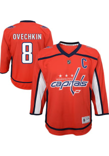 Alex Ovechkin  Washington Capitals Boys Red Home Replica Blank Hockey Jersey