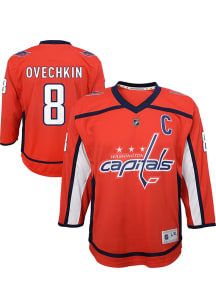 Alex Ovechkin  Washington Capitals Youth Red Home Replica Blank Hockey Jersey