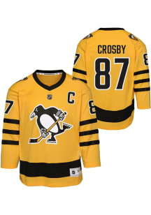 Sidney Crosby  Pittsburgh Penguins Youth Gold Third Replica Hockey Jersey