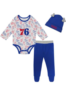 Philadelphia 76ers Infant Blue Little Champ Set Top and Bottom