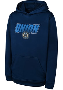 Philadelphia Union Youth Navy Blue Extra Point Long Sleeve Hoodie