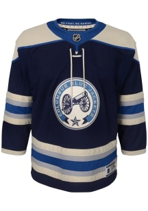 Columbus Blue Jackets Youth Navy Blue Third Hockey Jersey
