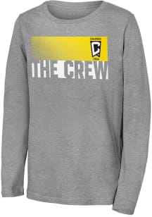 Columbus Crew Youth Grey Gameday Play Long Sleeve T-Shirt