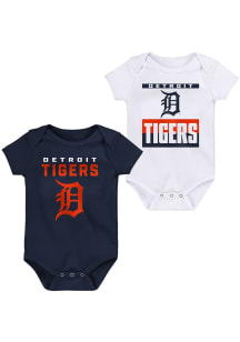 Detroit Tigers Baby Navy Blue Huddle & Cuddle One Piece