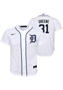 Riley Greene  Detroit Tigers Boys White Home Replica Design Baseball Jersey