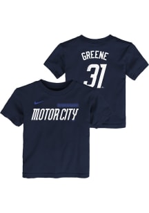 Riley Greene Detroit Tigers Infant City Connect NN Short Sleeve Player T-Shirt Navy Blue