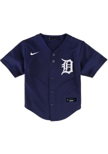 Nike Detroit Tigers Toddler Navy Blue Alt 1 Blank Relpica Jersey