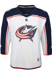 Columbus Blue Jackets Youth Navy Blue Replica Away Blank Hockey Jersey
