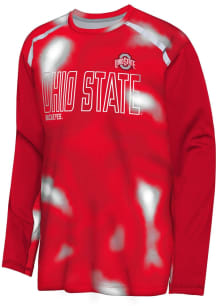Ohio State Buckeyes Youth Red In The Zone Long Sleeve T-Shirt