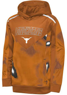 Texas Longhorns Youth Burnt Orange Offensive Line Long Sleeve Hoodie