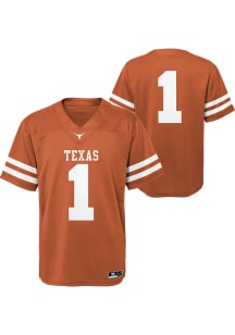 Texas Longhorns Youth Burnt Orange Replica Football Jersey
