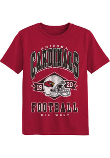 Arizona Cardinals Boys Red Kick Off Short Sleeve T-Shirt