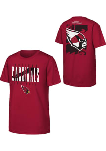 Arizona Cardinals Youth Red Posterize Short Sleeve T-Shirt