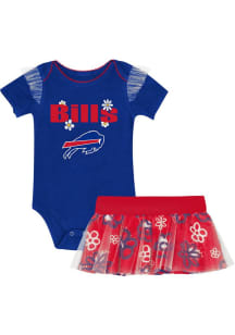 Buffalo Bills Infant Girls Blue My Team Rocks Set Top and Bottom