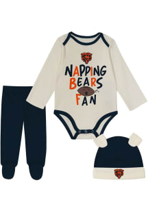 Chicago Bears Infant Navy Blue Little Champ Set Top and Bottom