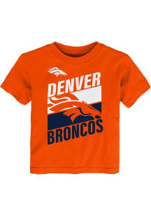 Denver Broncos Infant Team Work Short Sleeve T-Shirt Orange
