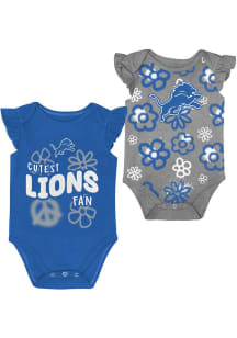 Detroit Lions Baby Blue The Sunshine Set One Piece