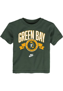 Nike Green Bay Packers Toddler Green Retro Essential Short Sleeve T-Shirt
